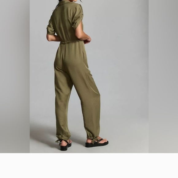 Tiny Pants - Anthropologie Tiny  Elegant Olive Women's Jumpsuit Size L